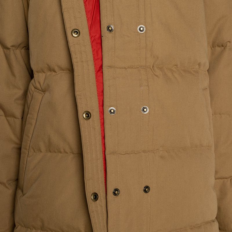 Women's Patagonia Cotton Down Parka nest brown 12