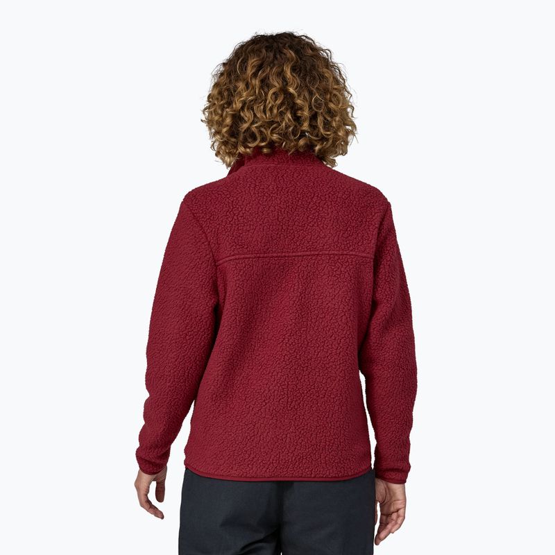 Women's fleece sweatshirt Patagonia Retro Pile carmine red 2