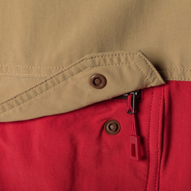 Men's wind jacket Patagonia Isthmus Anorak touring red 3