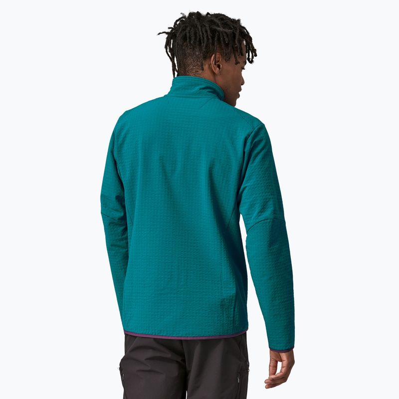 Men's Patagonia R2 TechFace softshell jacket belay blue 2