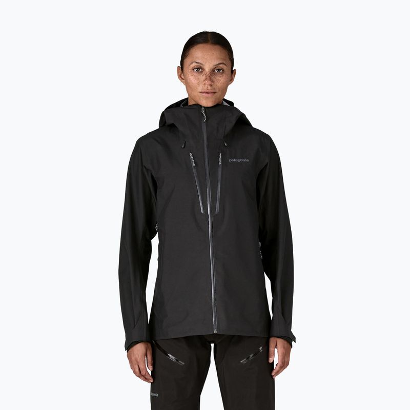 Patagonia women's rain jacket Triolet black