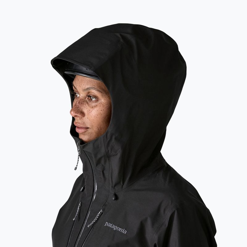 Patagonia women's rain jacket Triolet black 5
