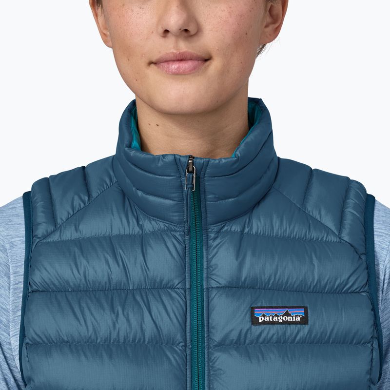 Patagonia women's vest Down Sweater lagom blue 4