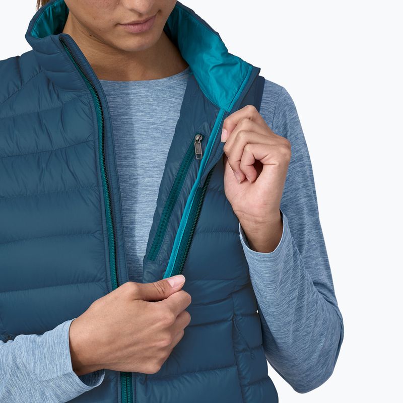 Patagonia women's vest Down Sweater lagom blue 7