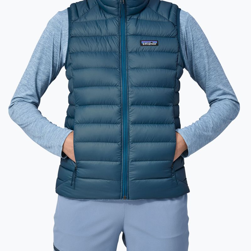 Patagonia women's vest Down Sweater lagom blue 8