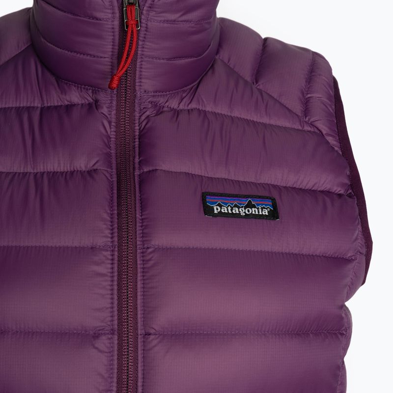 Patagonia women's vest Down Sweater night plum 3