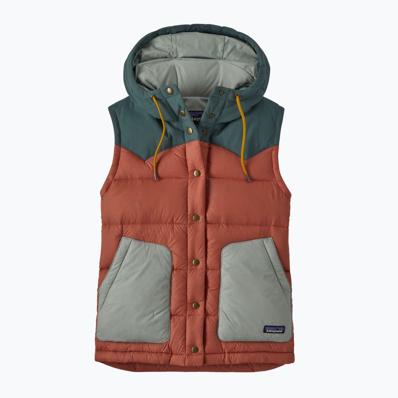 Patagonia women's sleeveless Bivy Hooded burl red 6
