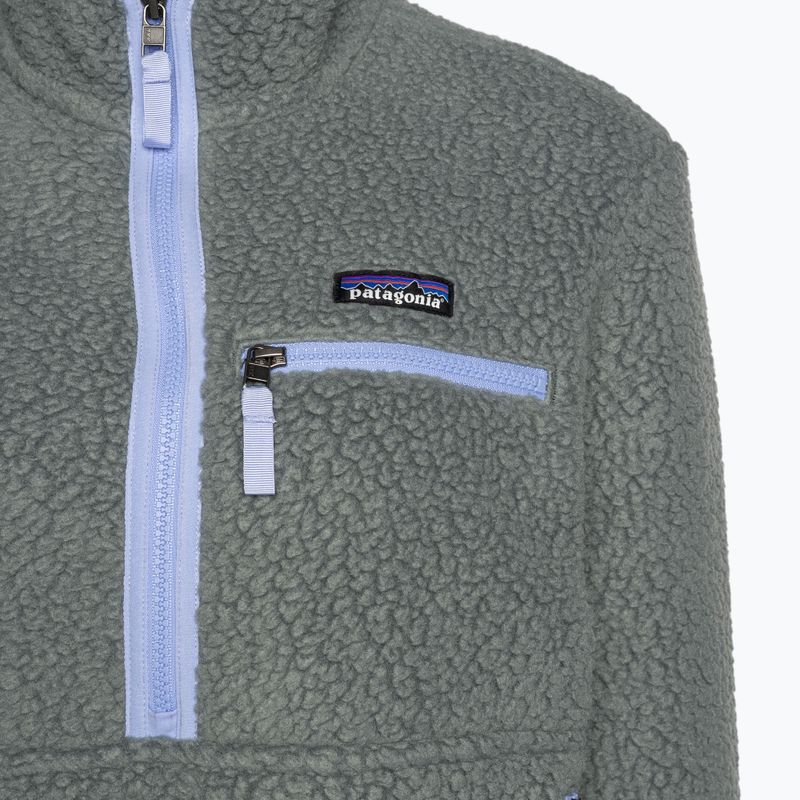 Women's fleece sweatshirt Patagonia Retro Pile Marsupial nouveau green 5