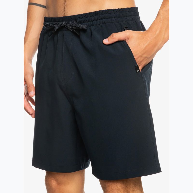 Quiksilver men's Ocean Elastic 18" swim shorts black 7