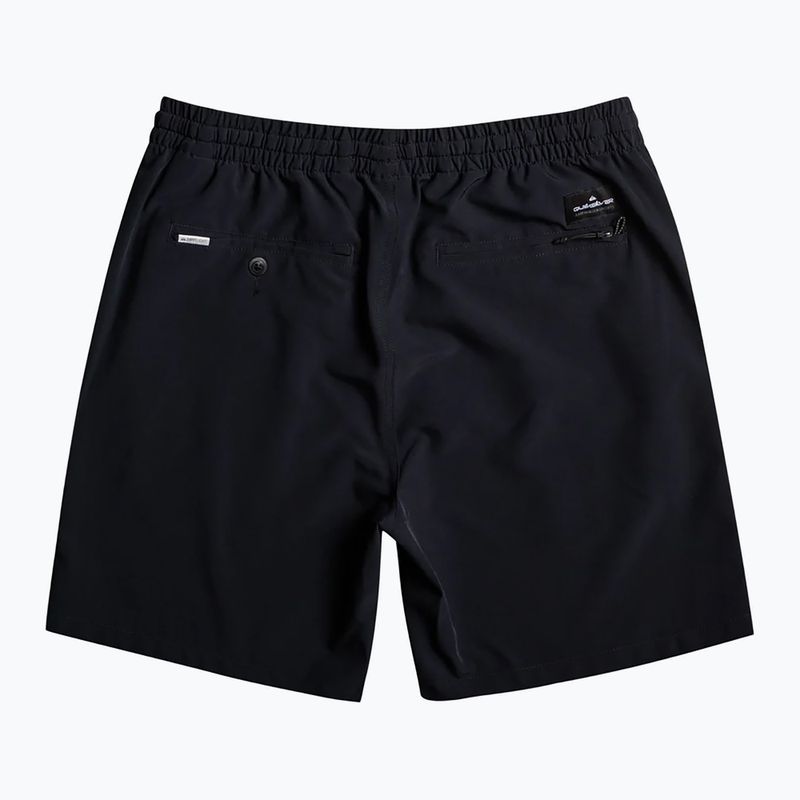Quiksilver men's Ocean Elastic 18" swim shorts black 2