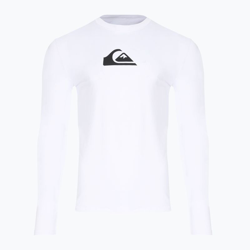 Quiksilver men's swimming longsleeve Solid Streak white