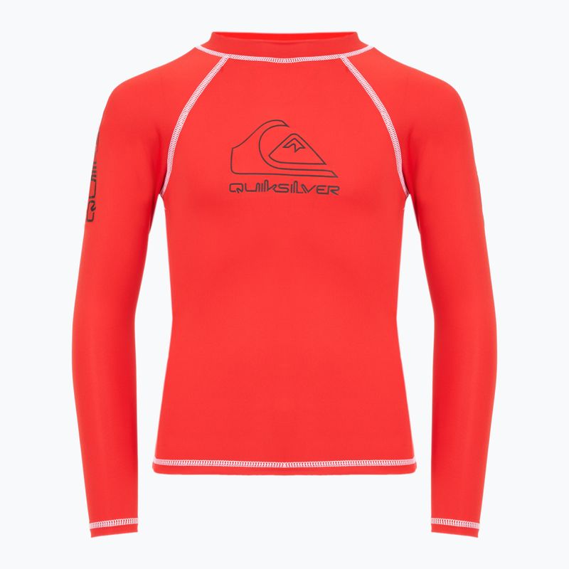 Quiksilver children's swimming longsleeve On Tour red