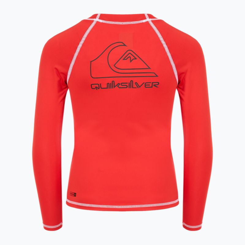 Quiksilver children's swimming longsleeve On Tour red 2