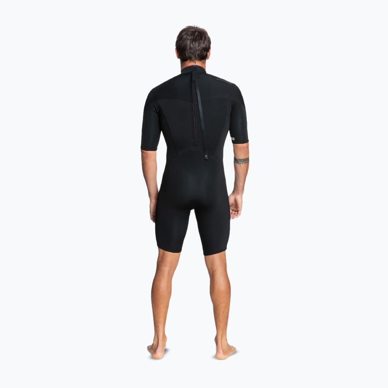 Men's swimming wetsuit Quiksilver Everyday Sessions 2/2 mm Back Zip Springsuit black 2