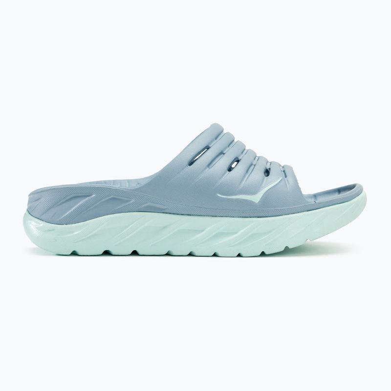 Women's HOKA Ora Recovery Slide 2 blue fog/blue glass slides 2