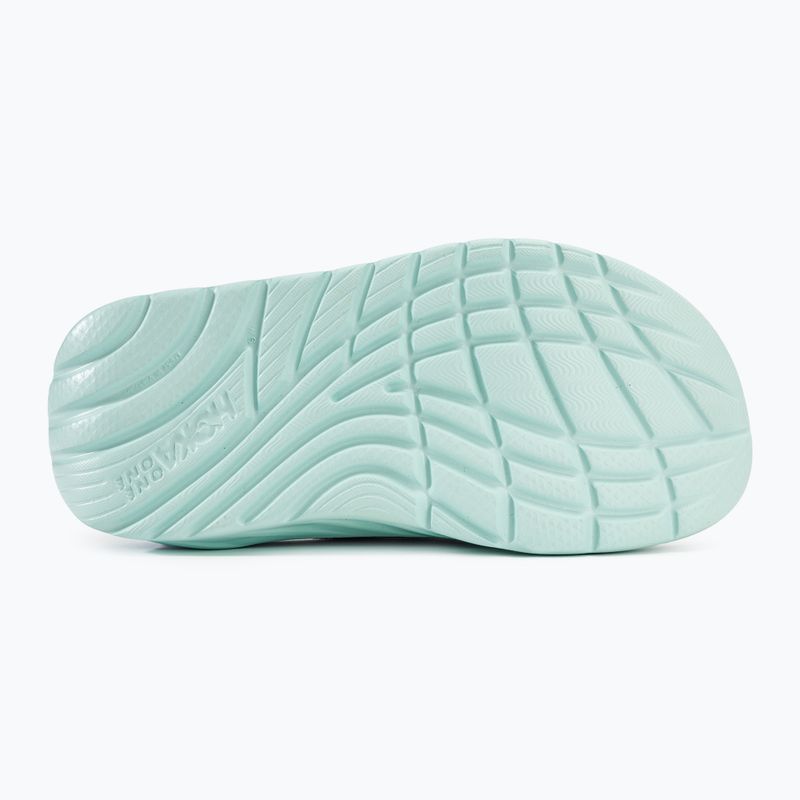 Women's HOKA Ora Recovery Slide 2 blue fog/blue glass slides 4