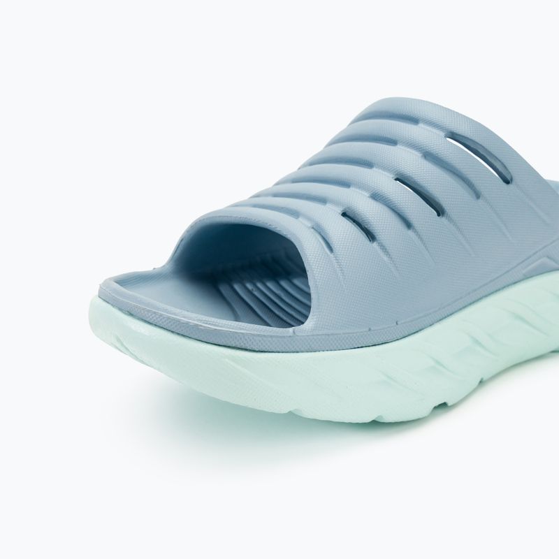 Women's HOKA Ora Recovery Slide 2 blue fog/blue glass slides 7
