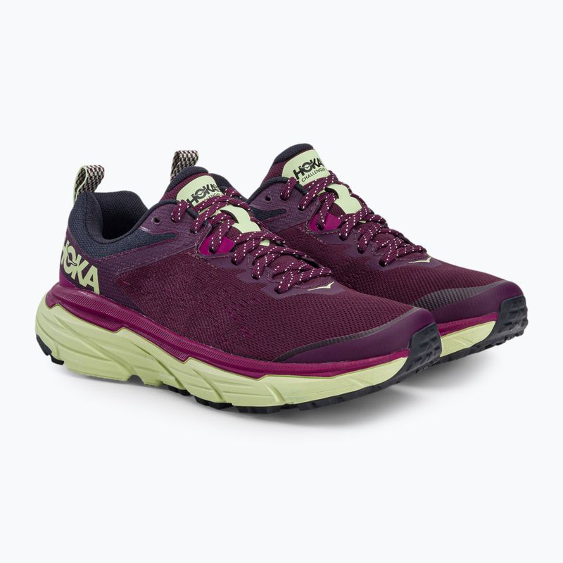 Women's running shoes HOKA Challenger ATR 6 maroon 1106512-GWBT 3