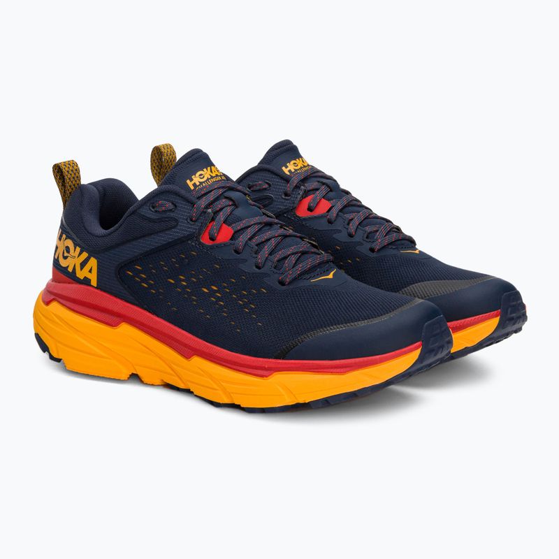 HOKA men's running shoes Challenger 6 ATR Wide navy blue 1106513-OSRY 4