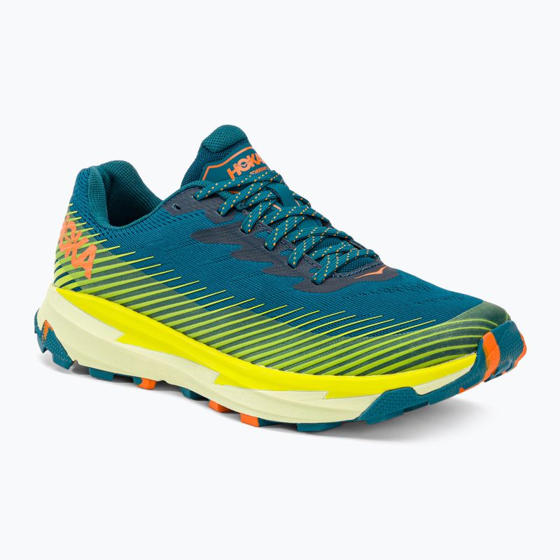 HOKA men's running shoes Torrent 2 blue coral/evening primrose