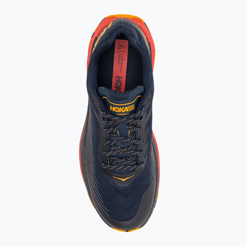 HOKA men's running shoes Torrent 2 outer space/fiesta 5