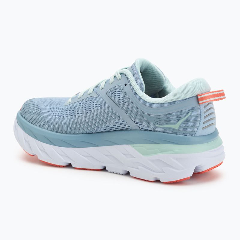 Men's running shoes HOKA Bondi 7 blue fog/blue glass 3
