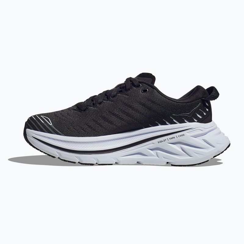 Women's running shoes HOKA Bondi X black/white 9