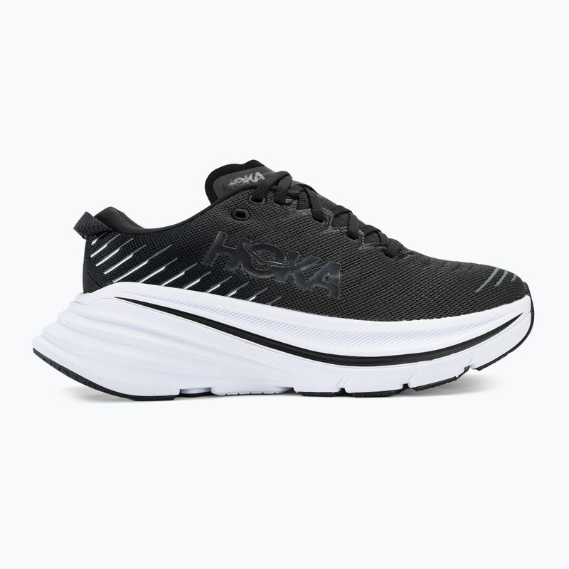 Women's running shoes HOKA Bondi X black/white 3