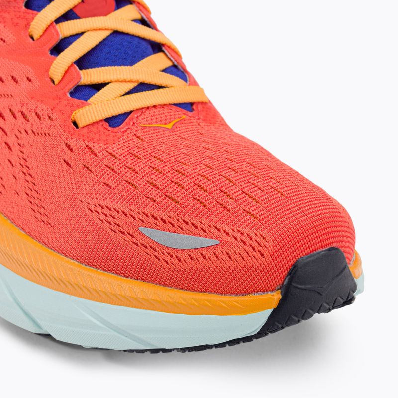 HOKA men's running shoes Clifton 8 orange 1119393-FBLN 7