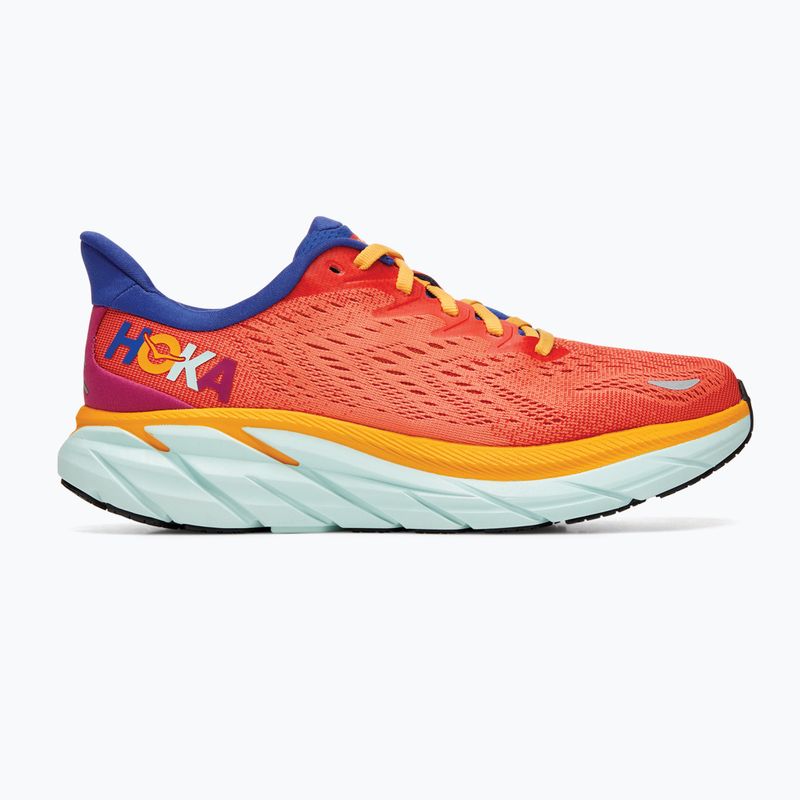 Women's running shoes HOKA Clifton 8 orange 1119394-FBLN 11