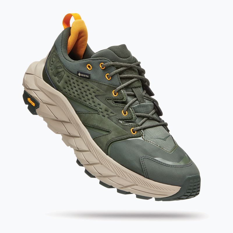 Men's trekking boots HOKA Anacapa Low GTX green 1122017-DBRYL 12