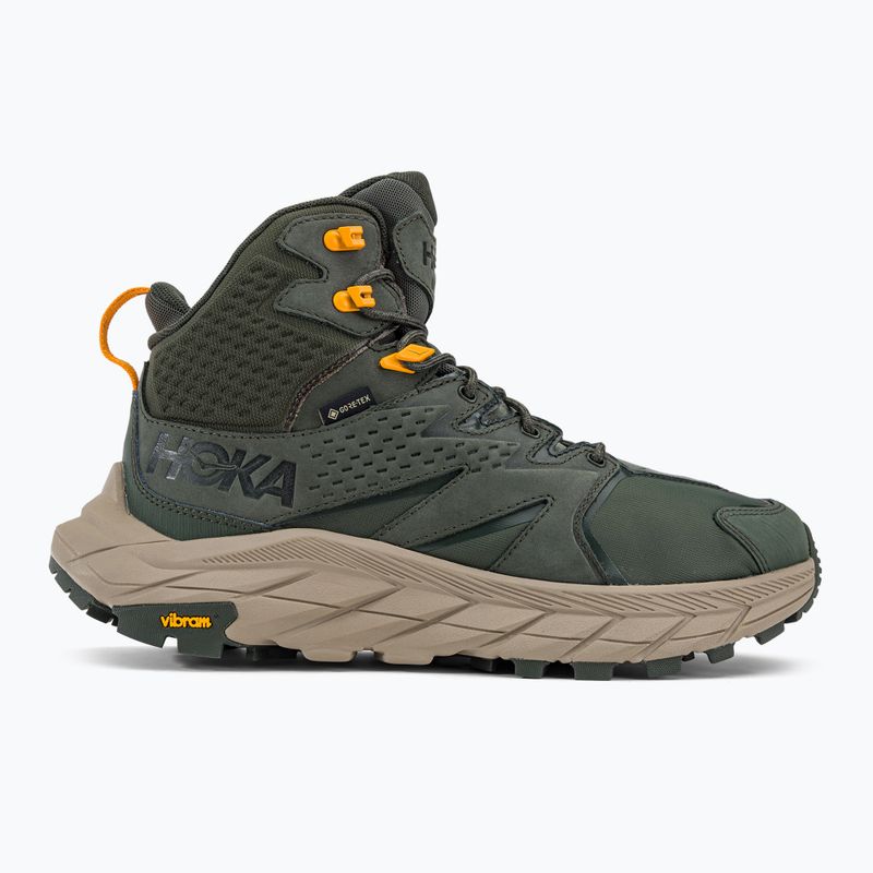 Men's hiking boots HOKA Anacapa Mid GTX thyme/radiant yellow 2