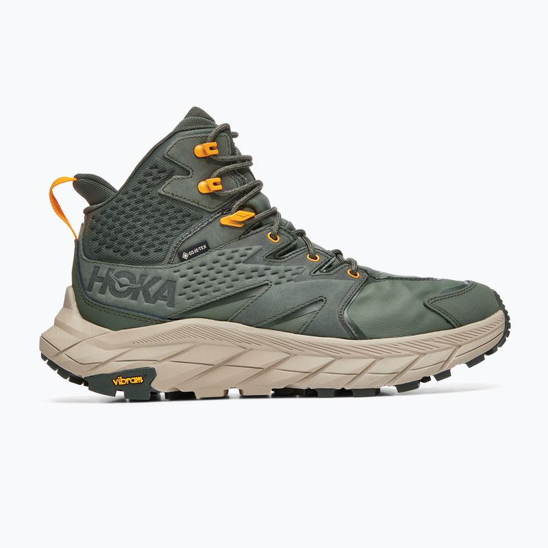 Men's hiking boots HOKA Anacapa Mid GTX thyme/radiant yellow 15