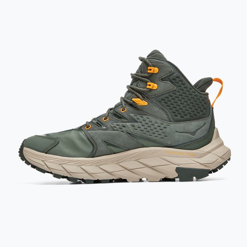 Men's hiking boots HOKA Anacapa Mid GTX thyme/radiant yellow 16