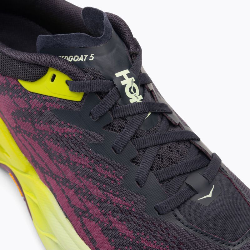 Women's running shoes HOKA Speedgoat 5 blue graphite/evening primrose 8