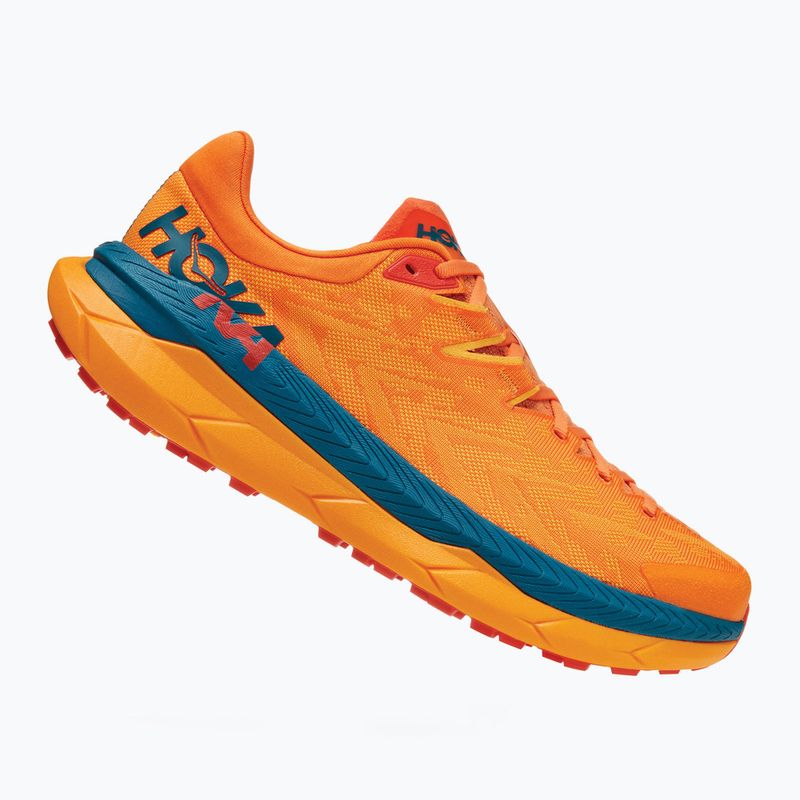 Men's running shoes HOKA Tecton X persimmon orange/radiant yellow 7