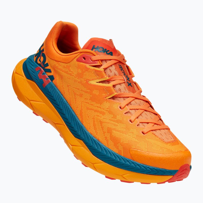 Men's running shoes HOKA Tecton X persimmon orange/radiant yellow 8