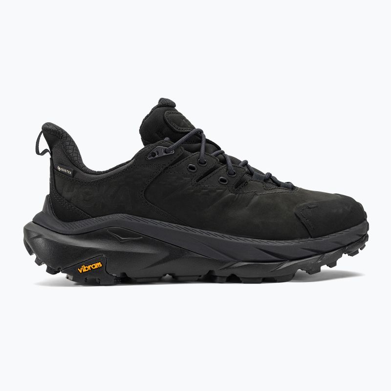 Men's trekking boots HOKA Kaha 2 Low GTX black/black 2