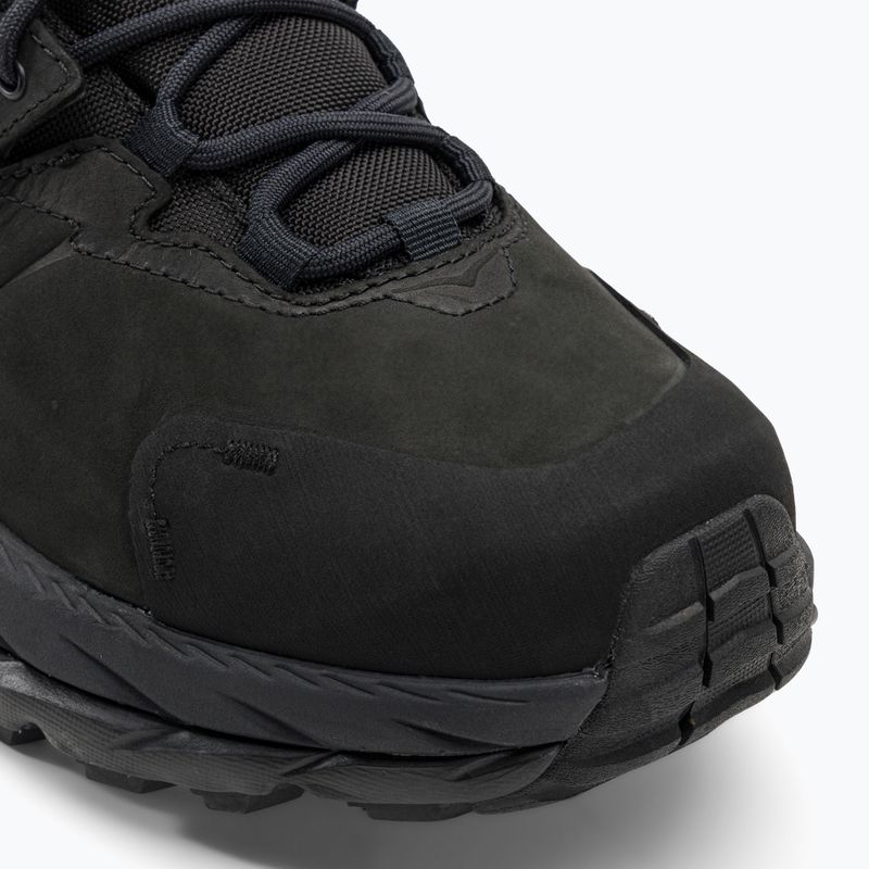 Men's trekking boots HOKA Kaha 2 Low GTX black/black 7