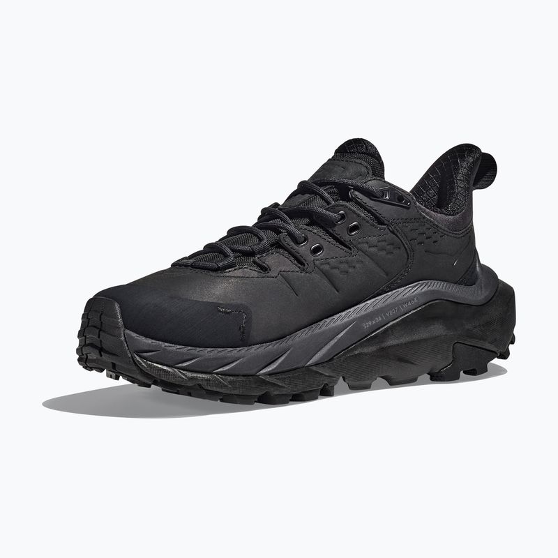 Men's trekking boots HOKA Kaha 2 Low GTX black/black 15