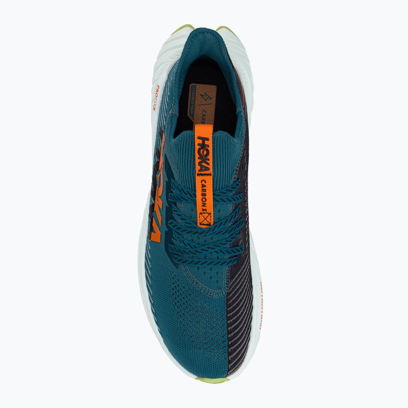 HOKA men's running shoes Carbon X 3 blue 1123192-BCBLC 5