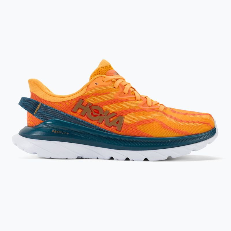 HOKA men's running shoes Mach Supersonic radiant yellow/camellia 2