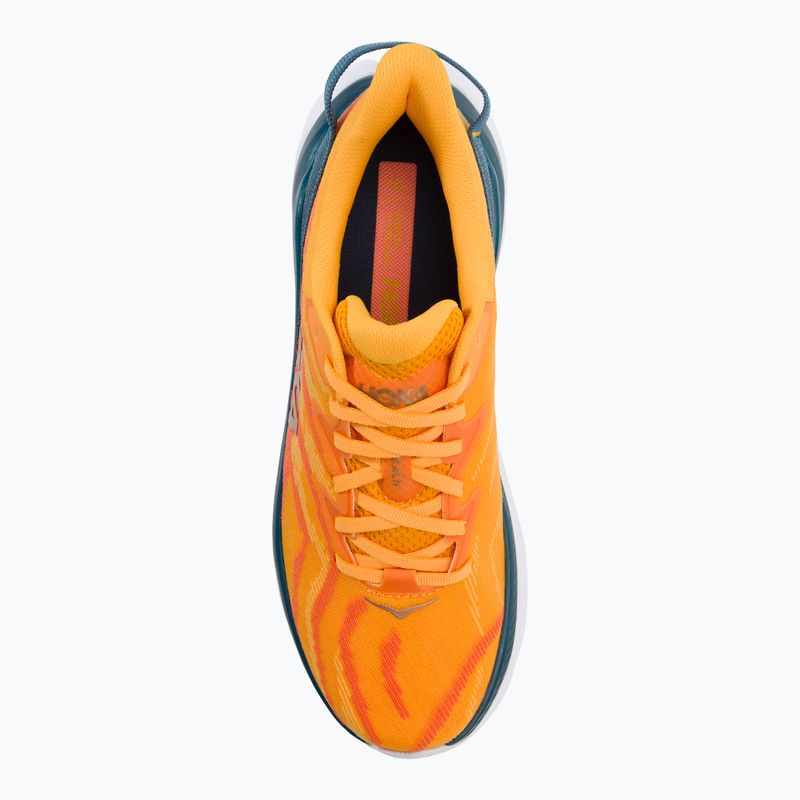 HOKA men's running shoes Mach Supersonic radiant yellow/camellia 6