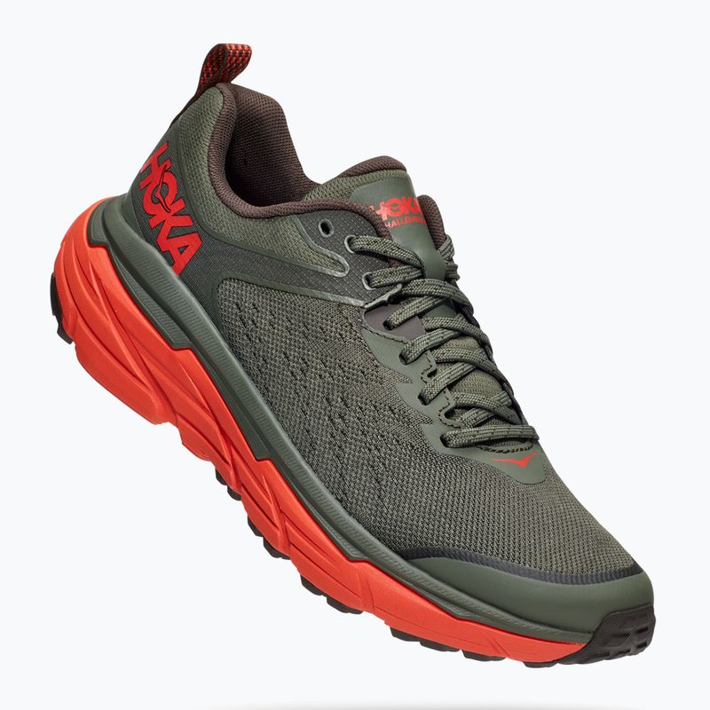 Men's running shoes HOKA Challenger ATR 6 thyme/fiesta 8