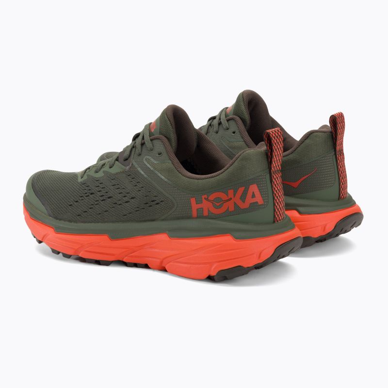 Men's running shoes HOKA Challenger ATR 6 thyme/fiesta 3
