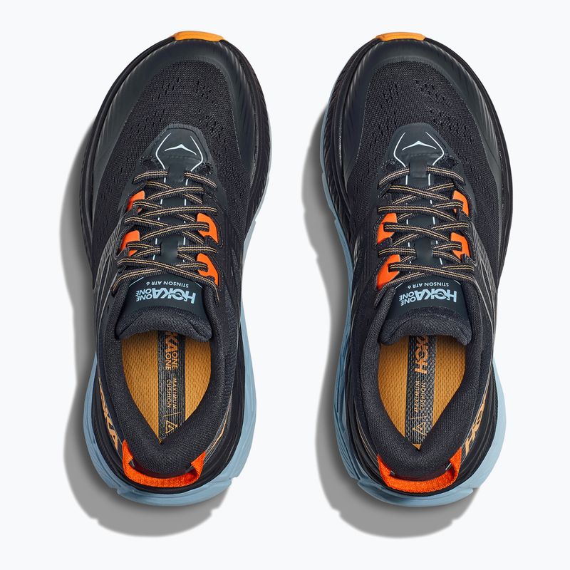 Men's running shoes HOKA Stinson ATR 6 blue graphite/summer song 16