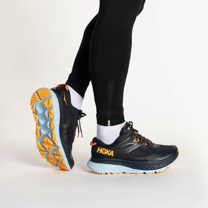 Men's running shoes HOKA Stinson ATR 6 blue graphite/summer song 2