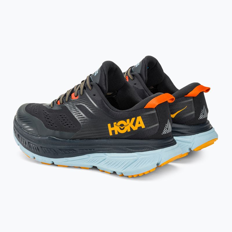 Men's running shoes HOKA Stinson ATR 6 blue graphite/summer song 4