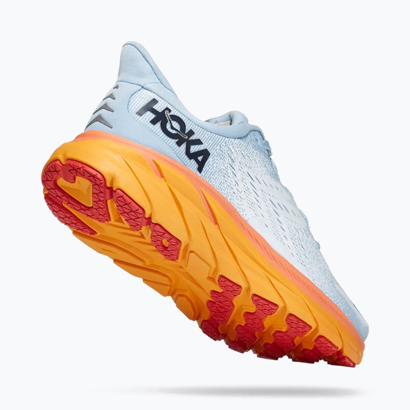Women's running shoes HOKA Clifton 8 light blue 1119394-SSIF 12
