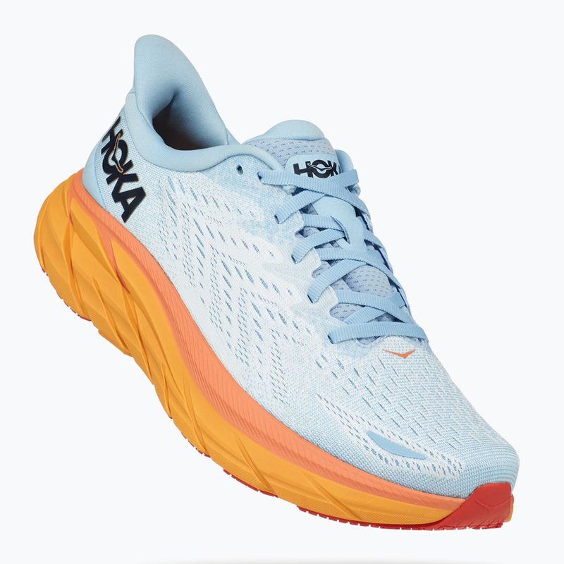 Women's running shoes HOKA Clifton 8 Wide summer song/ice flow 8